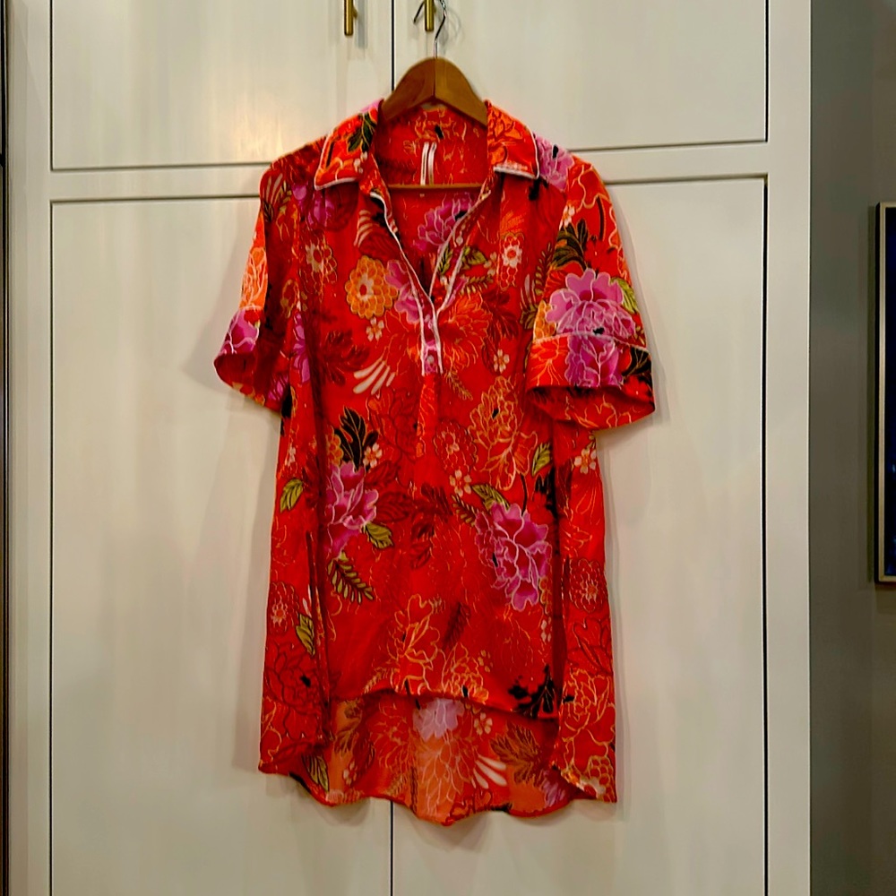 anthropology silky top